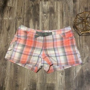 Columbia hiking/ golf/ any activity shorts, plaid